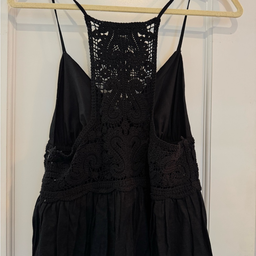 JASON WU Black Crochet Lace Dress